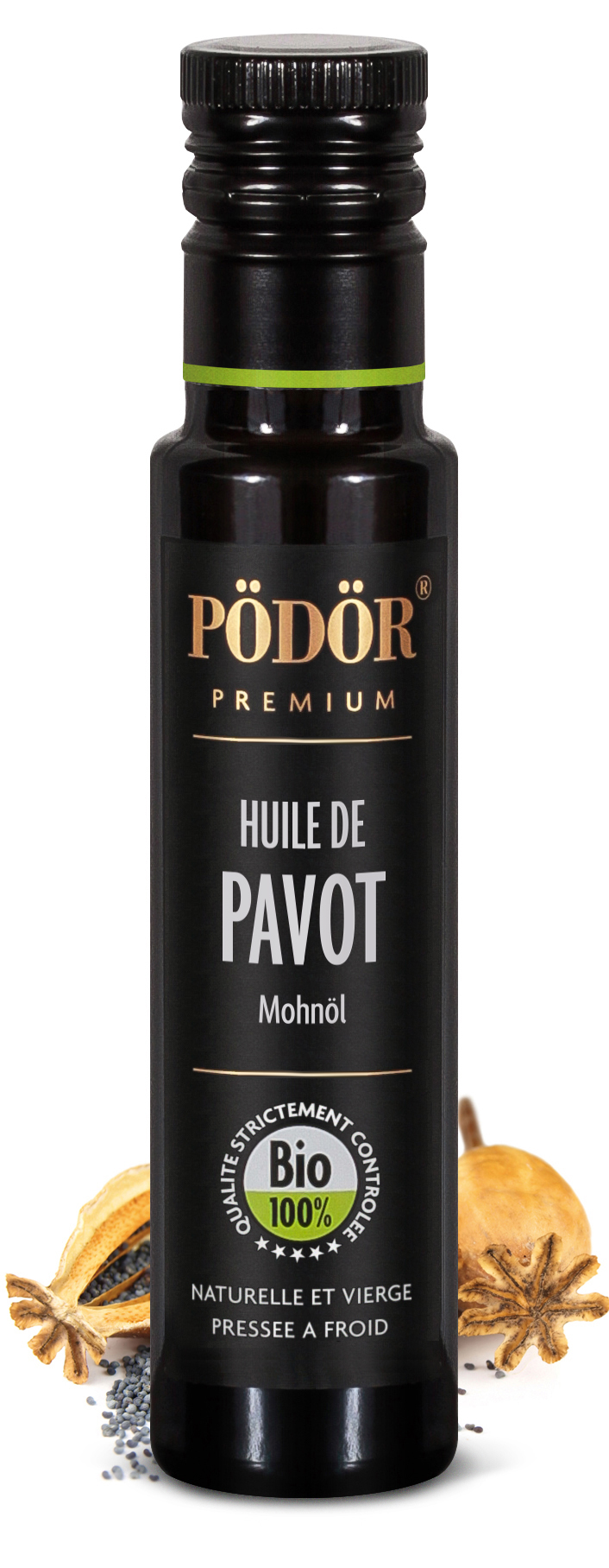 Farine de graines de pavot bio, partiellement déshuilée - Pödör Premium  huiles pressées à froid, vinaigres de fruits et vinaigres balsamiques