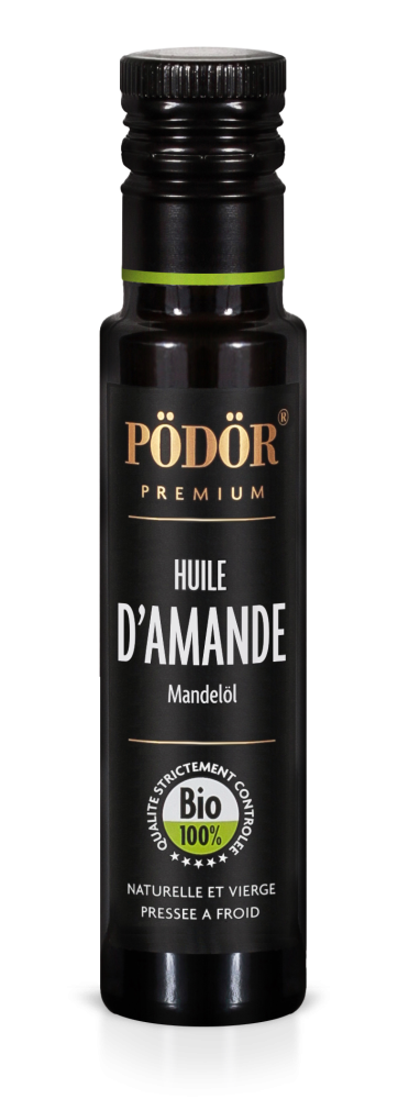 Huile d’amande bio pressée à froid