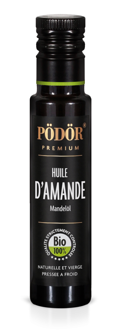 Huile d’amande bio pressée à froid