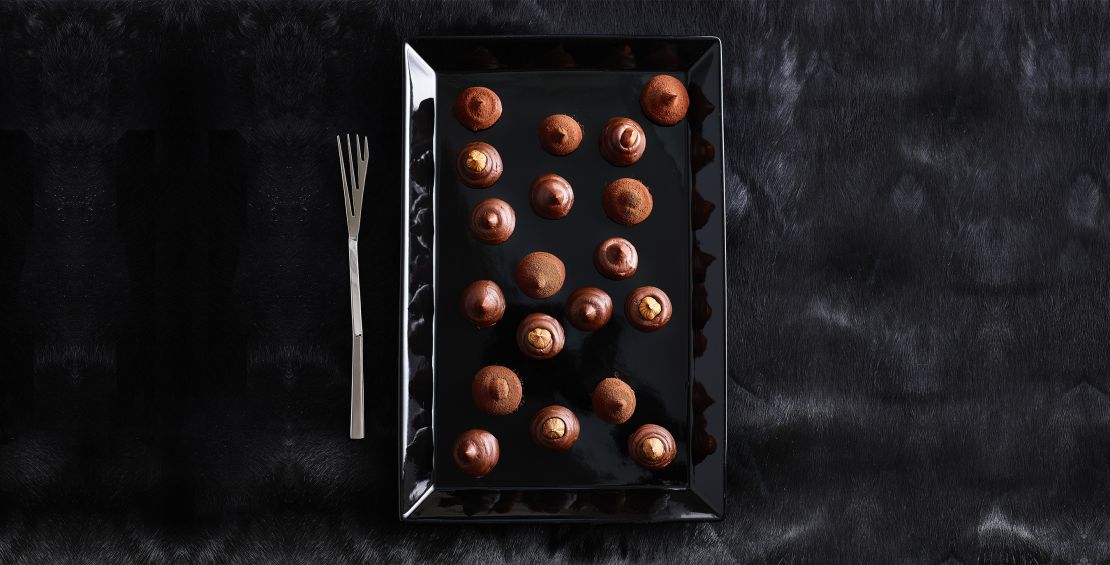 Truffes pralinées au vinaigre balsamique de pomme