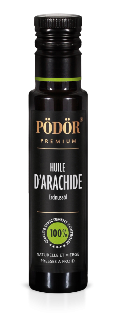 Huile d’arachide pressée à froid