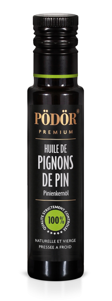 Huile de pignons de pin pressée à froid