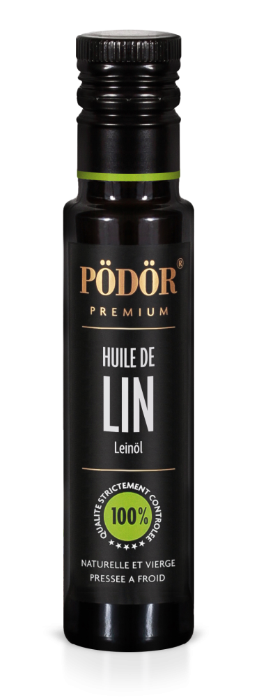 Huile de lin pressée à froid