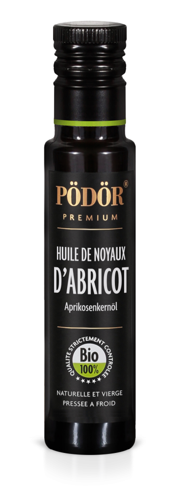 Huile de noyaux d’abricot bio pressée à froid