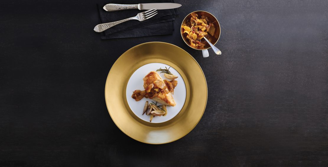 Poitrine de poulet & chutney de poire
