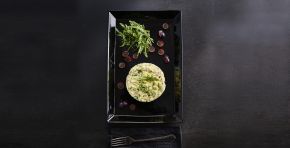 Pressé de pomme de terre avec huile de lin