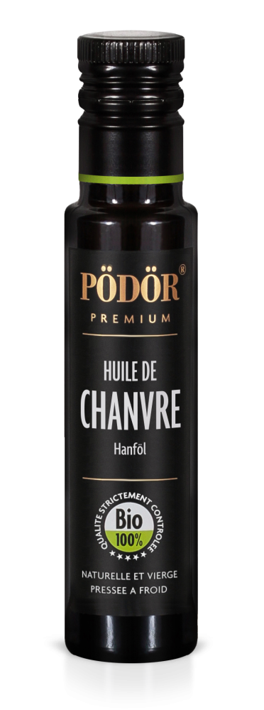 Huile de chanvre bio pressée à froid