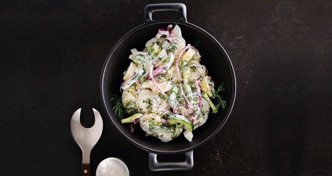 Salade de pommes de terre avec huile de pavot PÖDÖR
