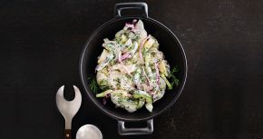 Salade de pommes de terre avec huile de pavot PÖDÖR