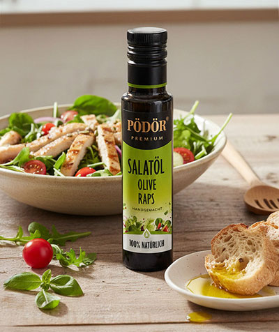 Huiles culinaires créatives